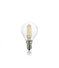 LAMPADINA CLASSIC E14 4W SFERA TRASPARENTE 4000K