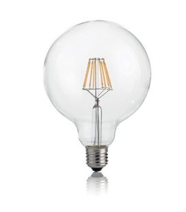 LAMPADINA CLASSIC E27 8W GLOBO D125 TRASP 3000K