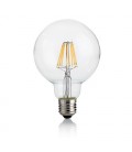 LAMPADINA CLASSIC E27 8W GLOBO D95 TRASP 3000K